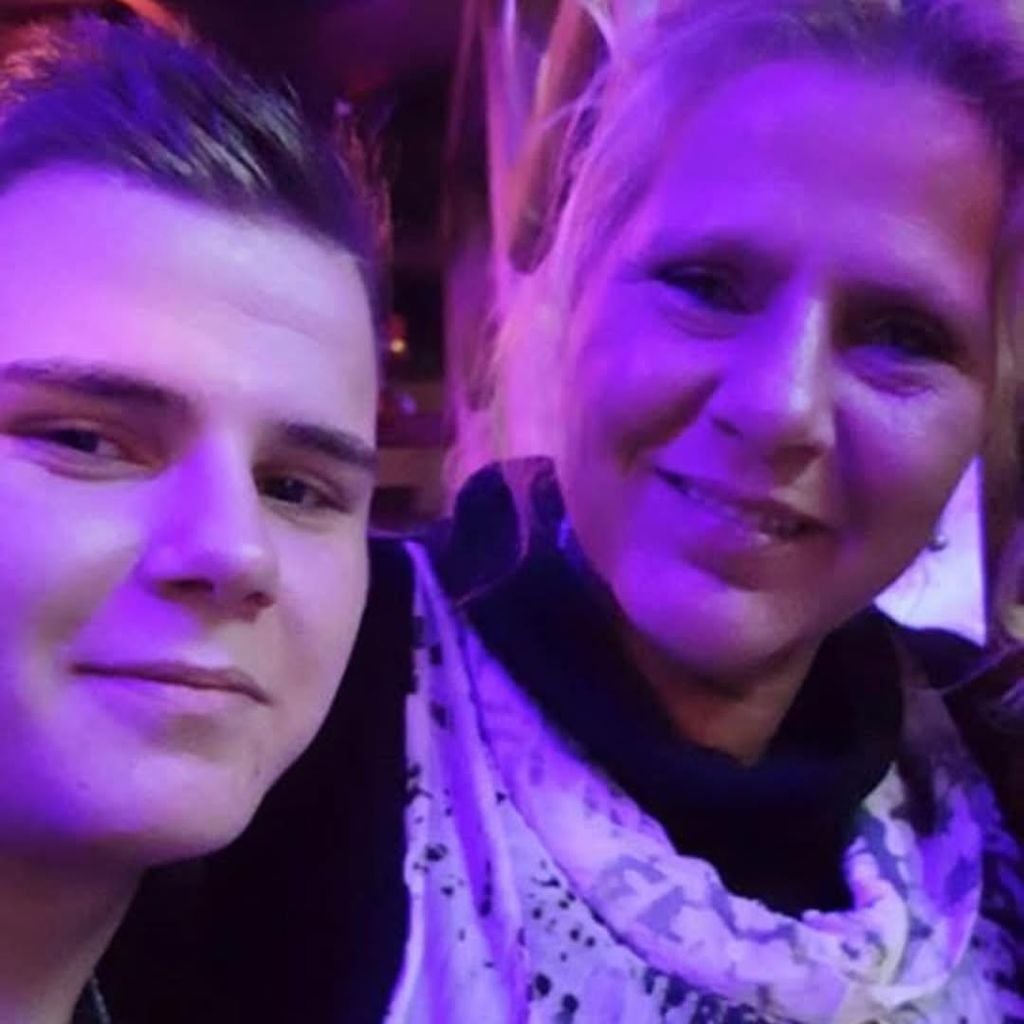 Jeremy-Pascal Wollny mit Mama Silvia Wollny