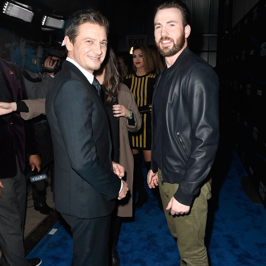 Jeremy Renner und Chris Evans