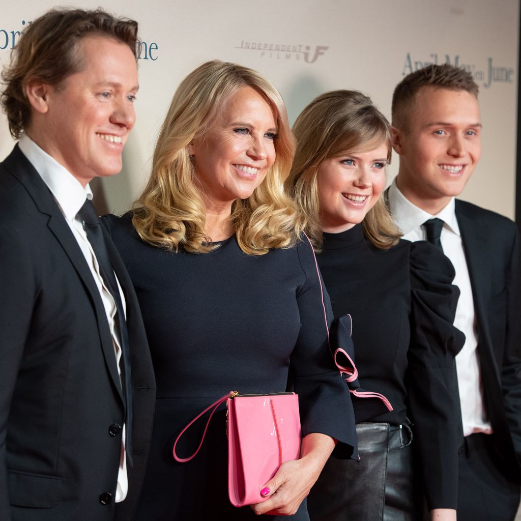 Jeroen Rietbergen, Linda de Mol, Julian und Noa Vahle im Dezember 2019