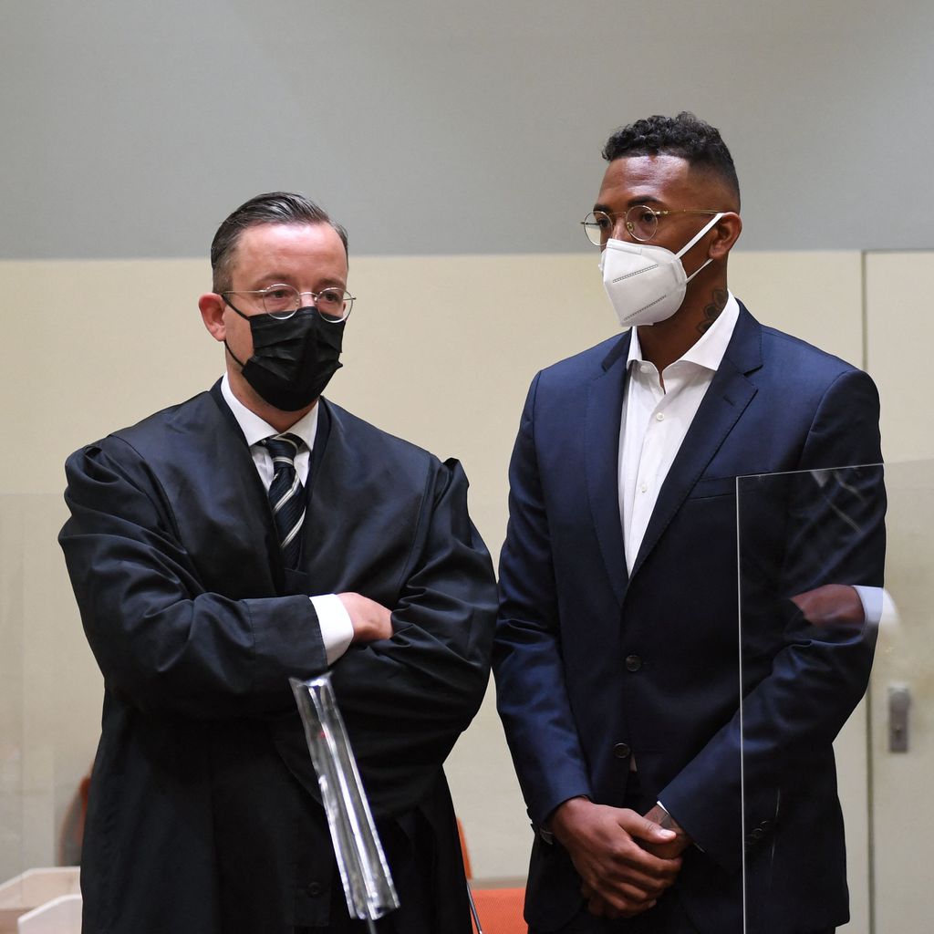 Jérôme Boateng und Kai Walden im Amtsgericht in München