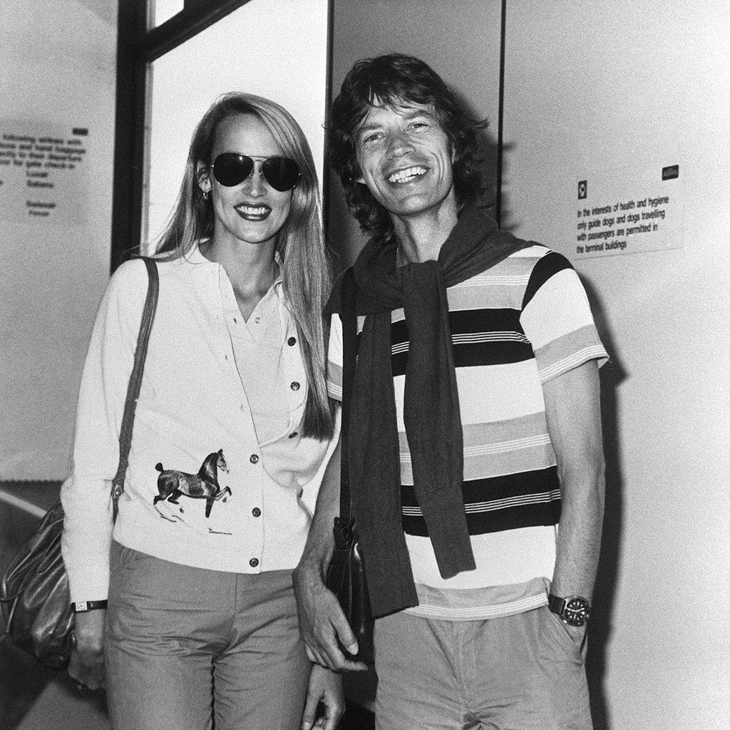 Jerry Hall und Mick Jagger 1981
