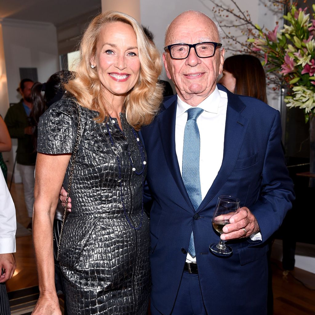 Jerry Hall und Rupert Murdoch