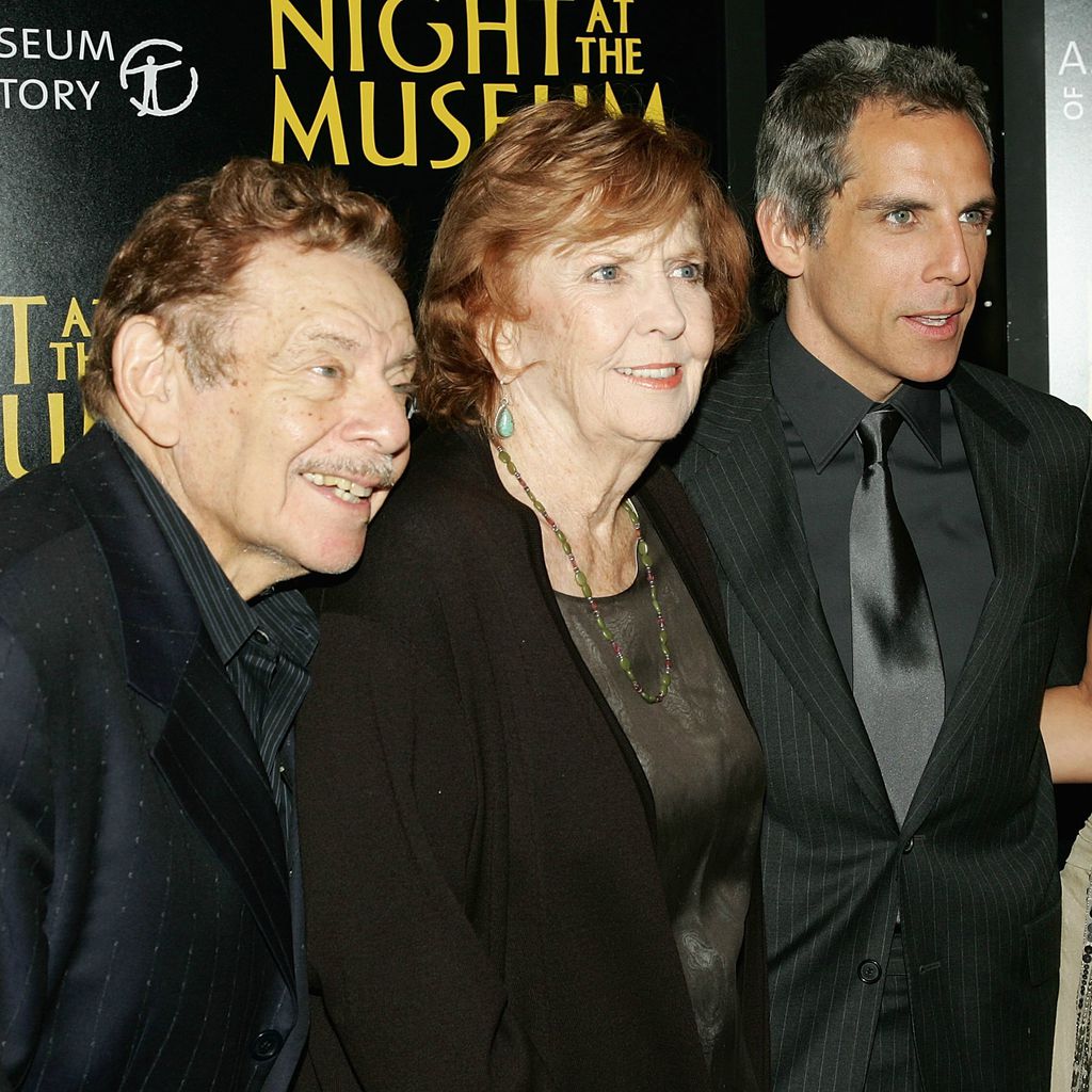 Ben Stiller (r.) mit seinen Eltern Jerry und Anne im Dezember 2006