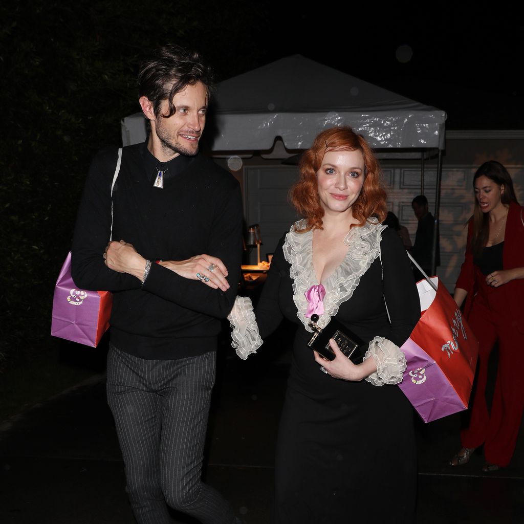 Jesse Hoy und Christina Hendricks in Los Angeles