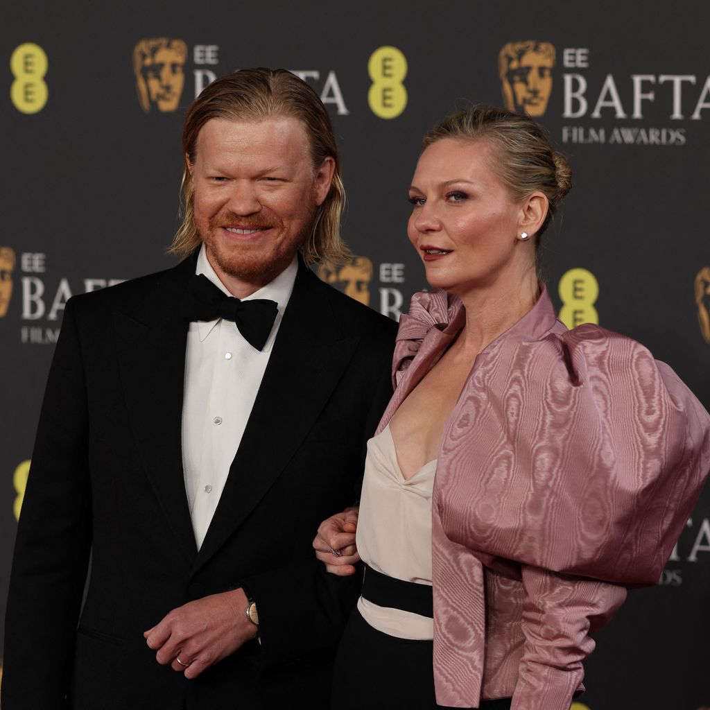 Jesse Plemons und Kirsten Dunst bei den BAFTA Film Awards in London, 2026