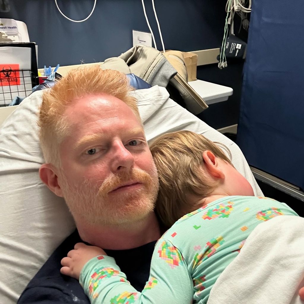 Jesse Tyler Ferguson und sein Sohn, November 2024