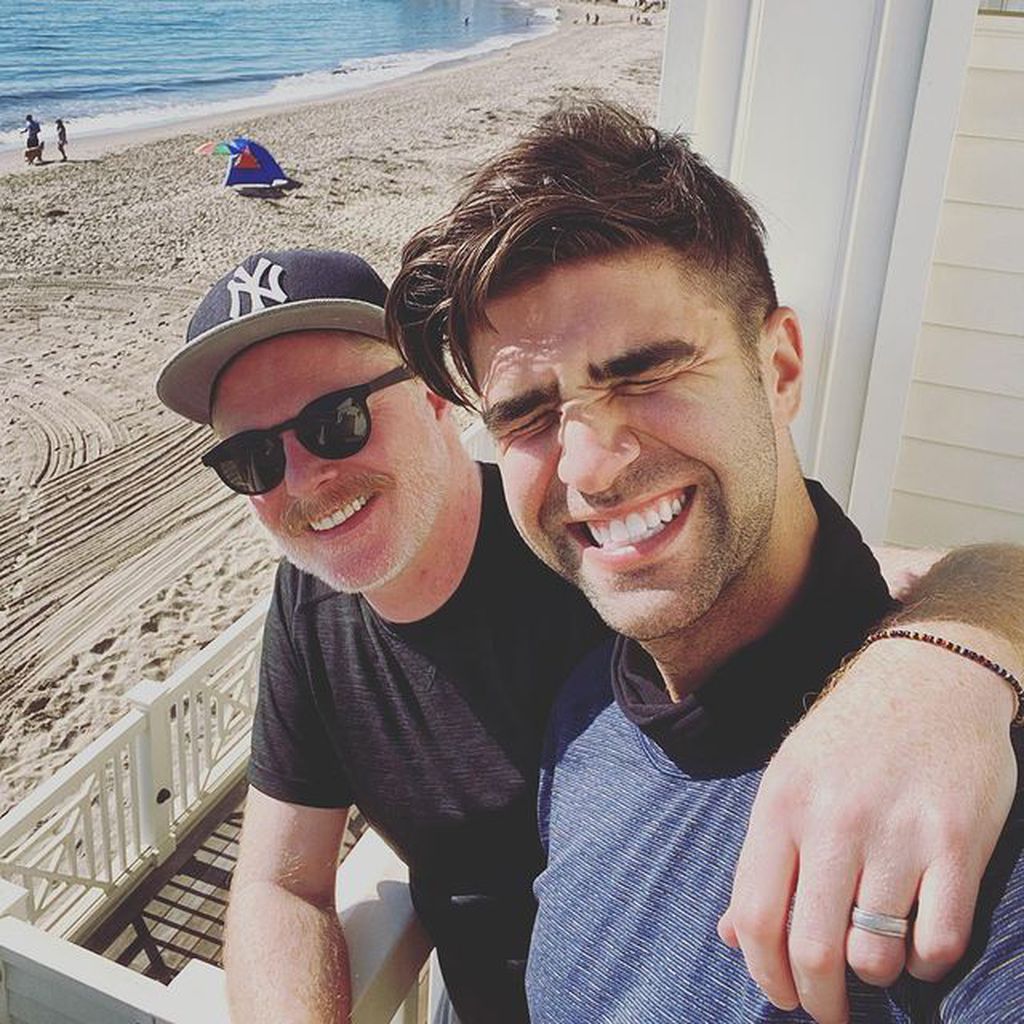 Jesse Tyler Ferguson und Justin Mikita im November 2020