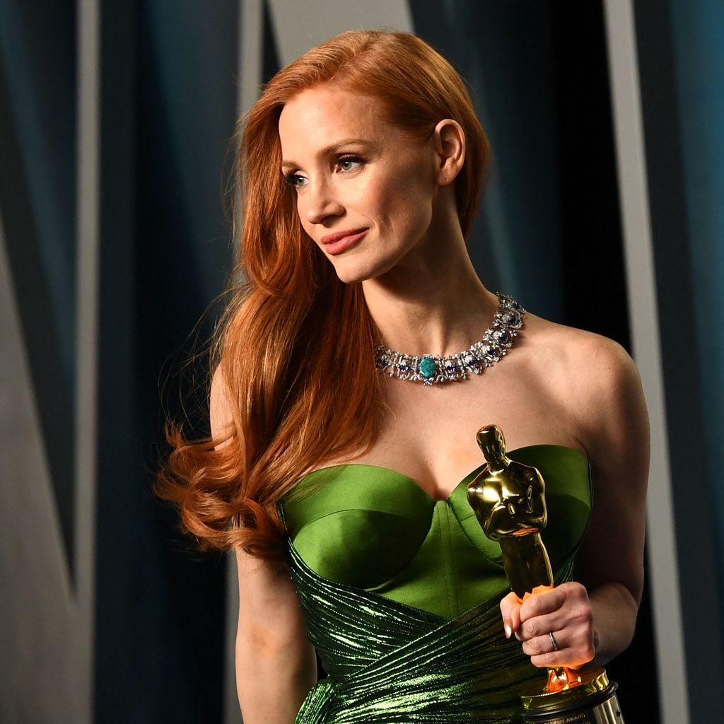 Jessica Chastain bei der Oscar-Verleihung im Jahr 2022