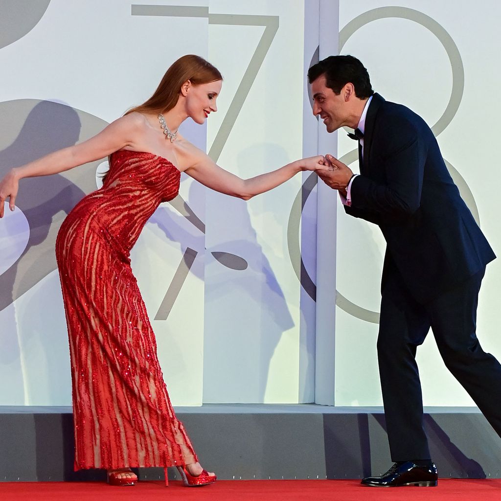 Jessica Chastain und Oscar Isaac