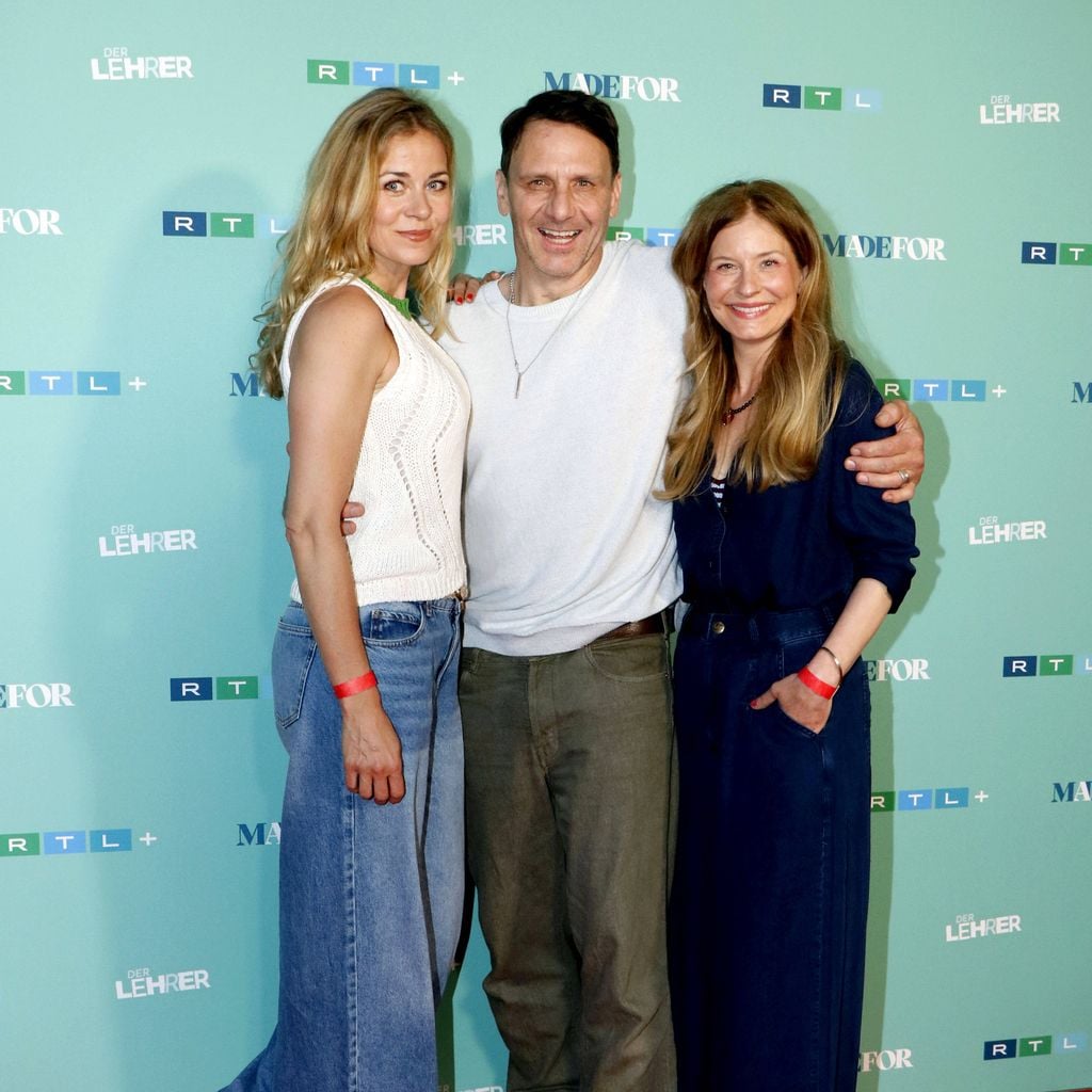 Jessica Ginkel, Hendrik Duryn und Birte Hanusrichter, "Der Lehrer"-Stars