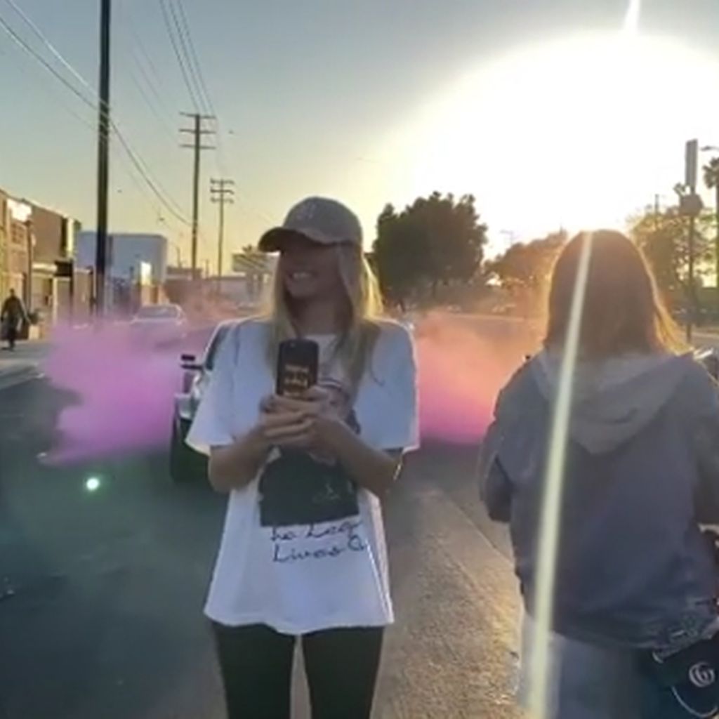 Jessica Hart bei der Gender Reveal, September 2020