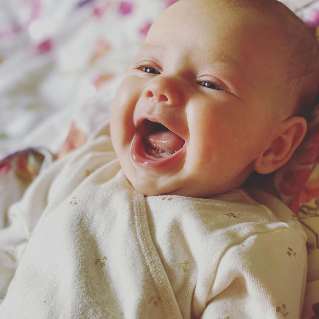 Jessica Harts Tochter im Januar 2021