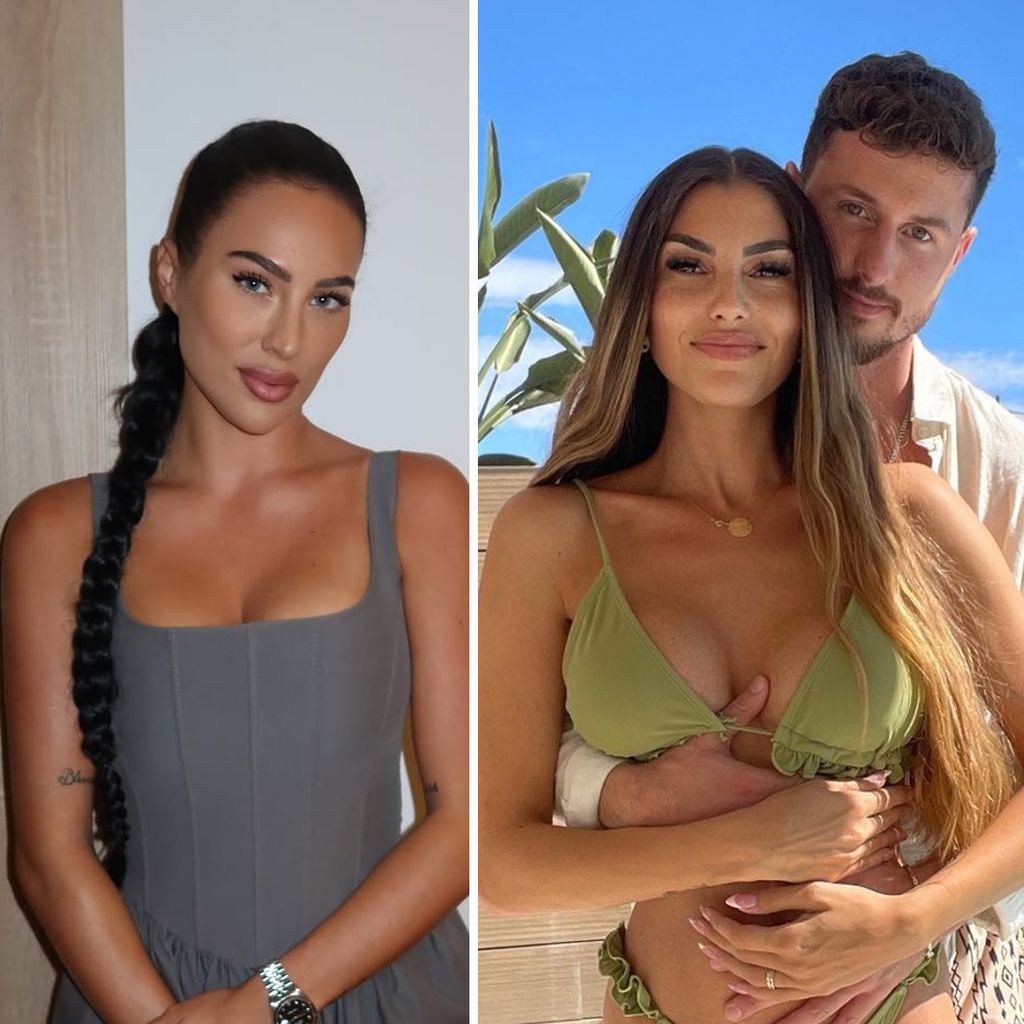 Jessica Hnatyk und Yeliz Koc mit Jannik Kontalis