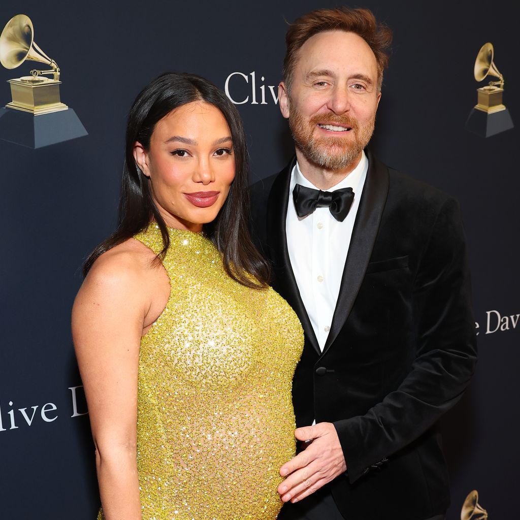 Jessica Ledon und David Guetta im Februar 2024