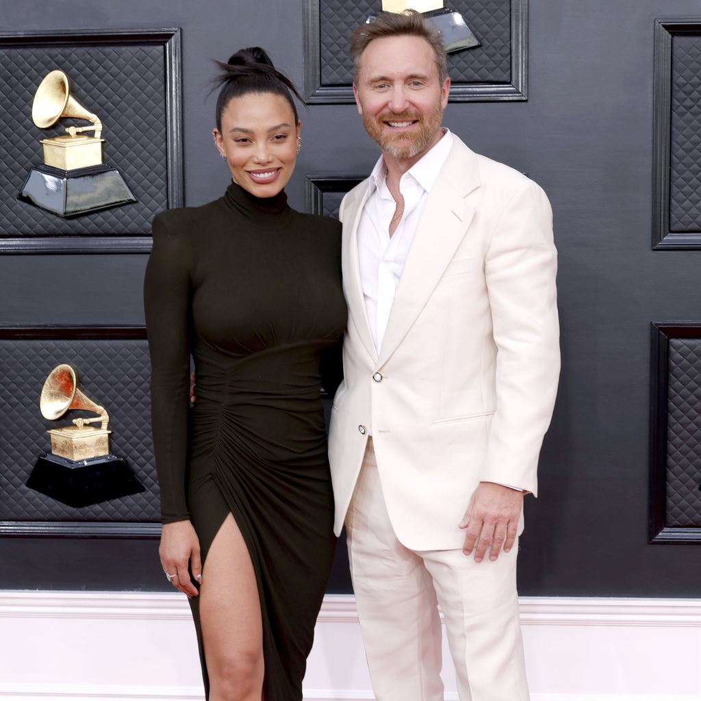 Jessica Ledon und David Guetta im April 2023