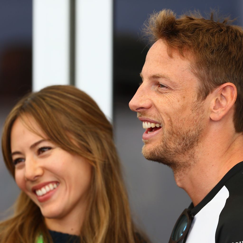 Jessica Michibata und Jenson Button, 2015