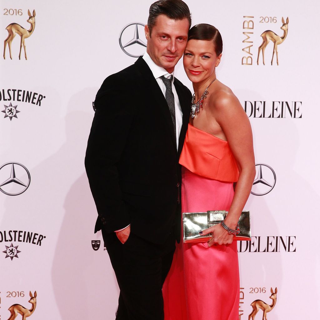Jessica Schwarz und Markus Selikovsky bei der Bambi-Verleihung 2016