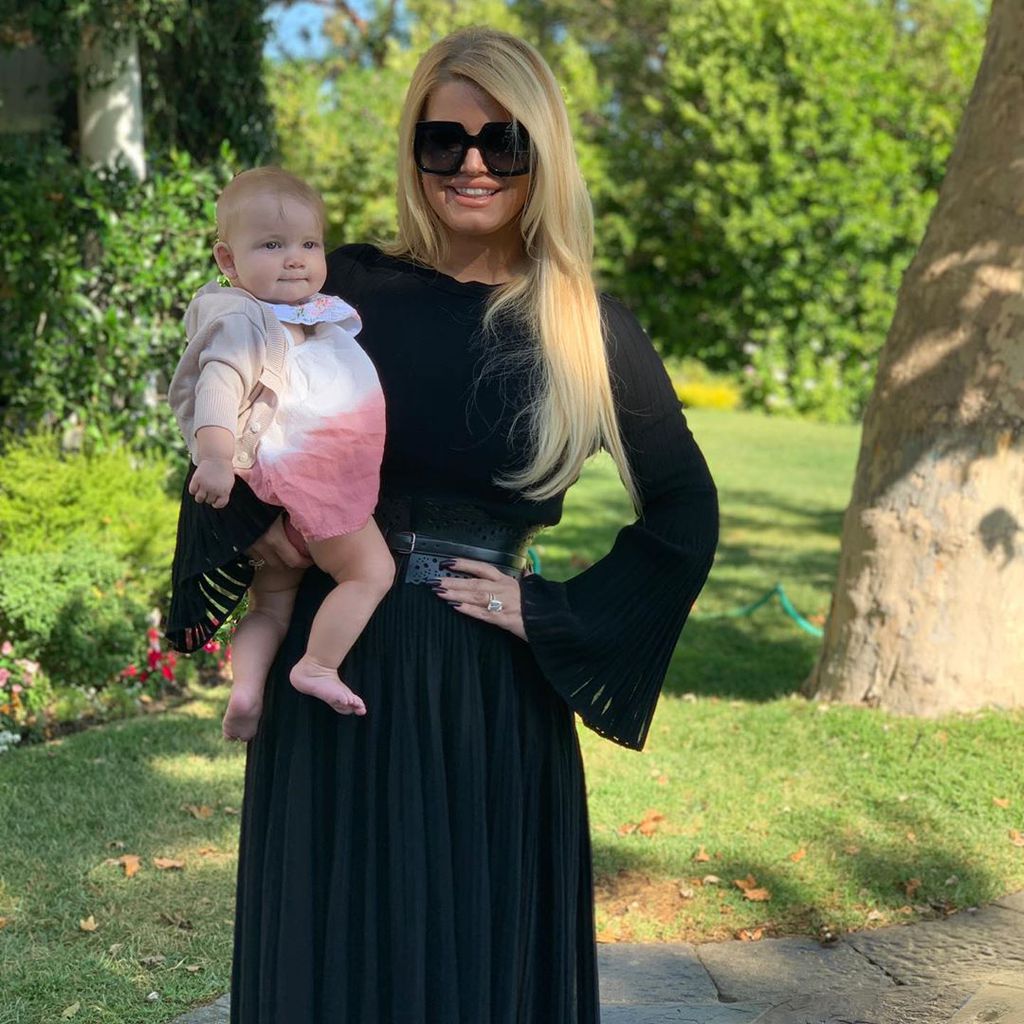Jessica Simpon und ihre Tochter Birdie
