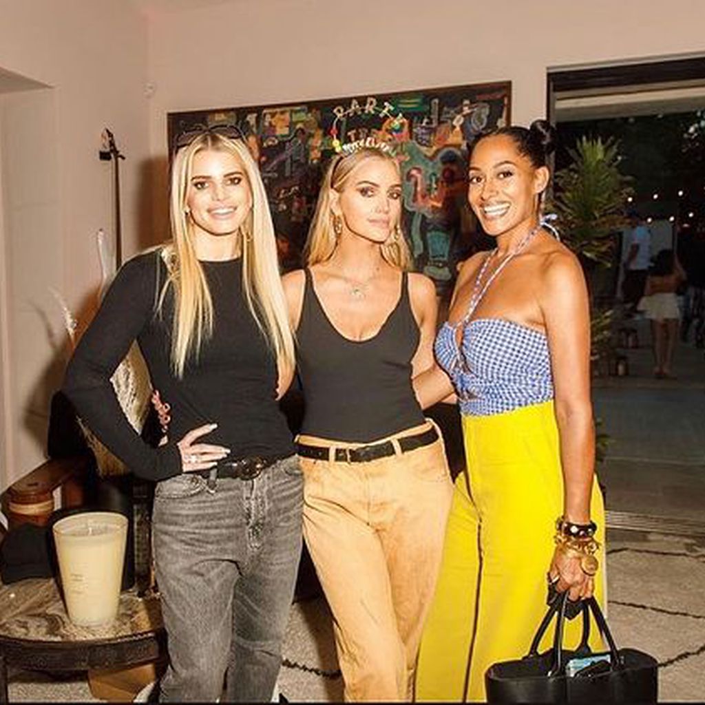 Jessica Simpson, Ashlee Simpson und Tracee Ellis Ross im Oktober 2021