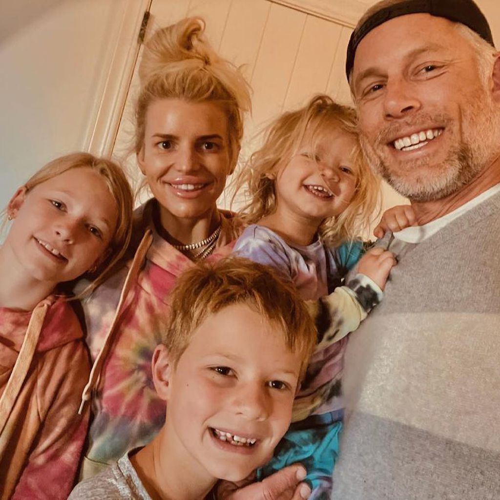 Jessica Simpson mit ihrer Familie
