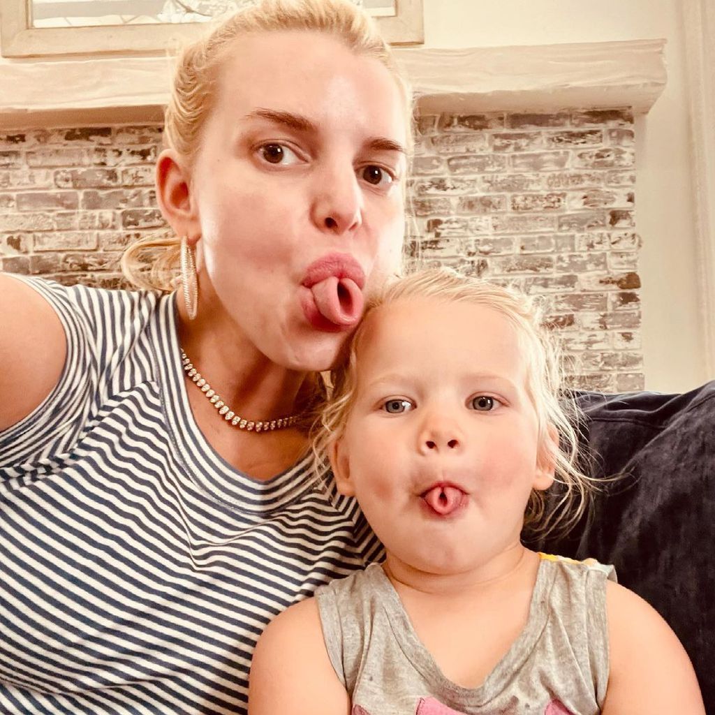 Jessica Simpson mit ihrer Tochter Birdie Mae