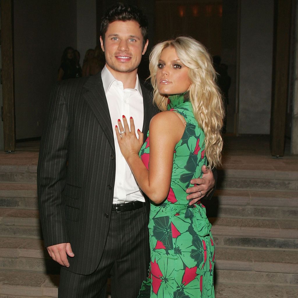 Jessica Simpson und Nick Lachey im November 2005