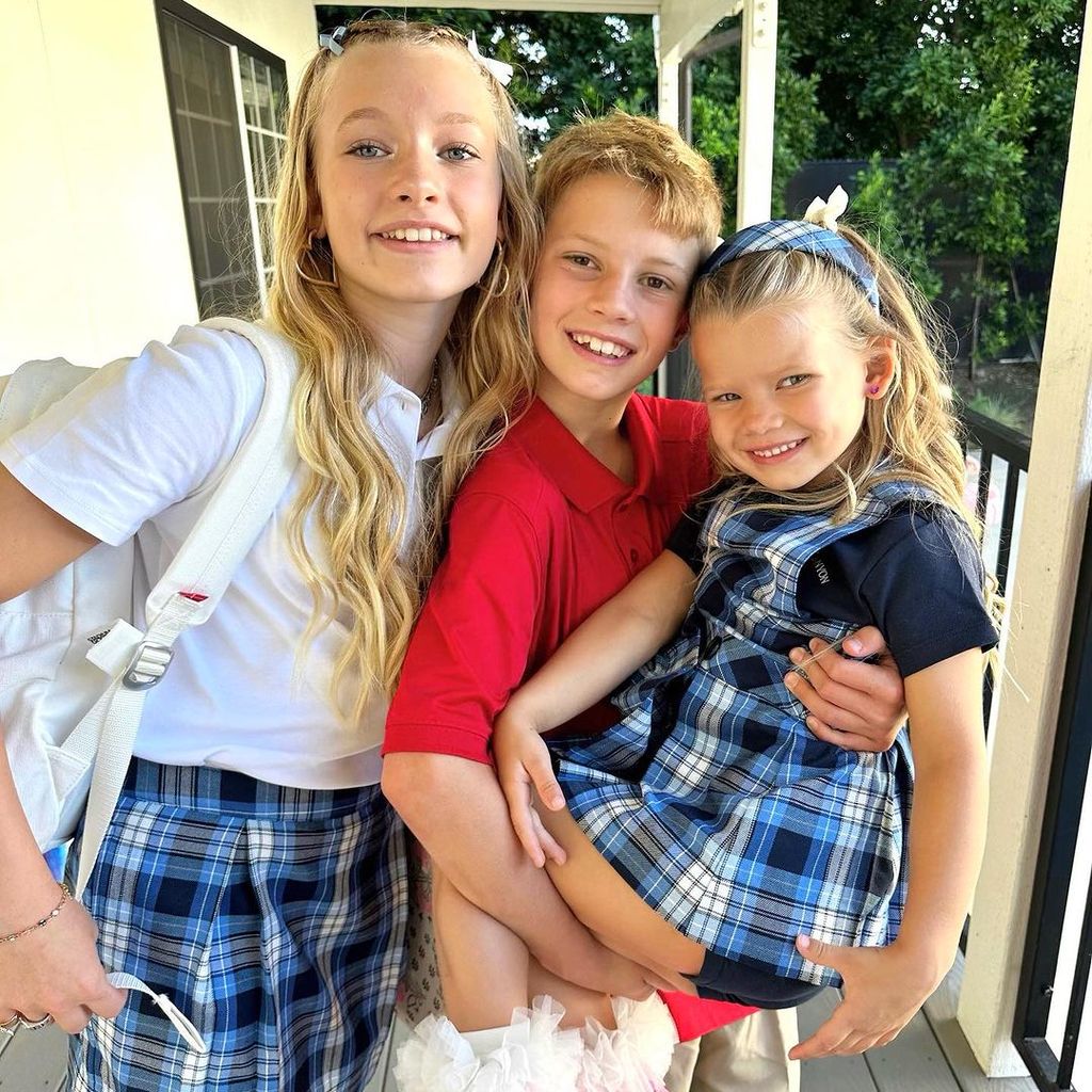 Jessica Simpsons Kinder Maxwell Drew, Ace Knute und Birdie Mae, August 2023