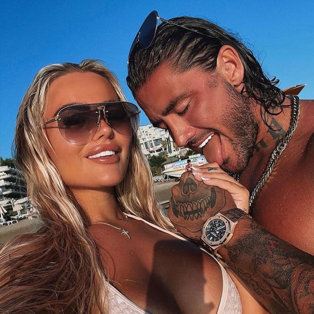 Jessica Smith mit ihrem Verlobten Stephen Bear