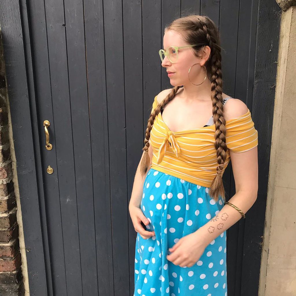Jessie Cave mit Babybauch im Jahr 2020