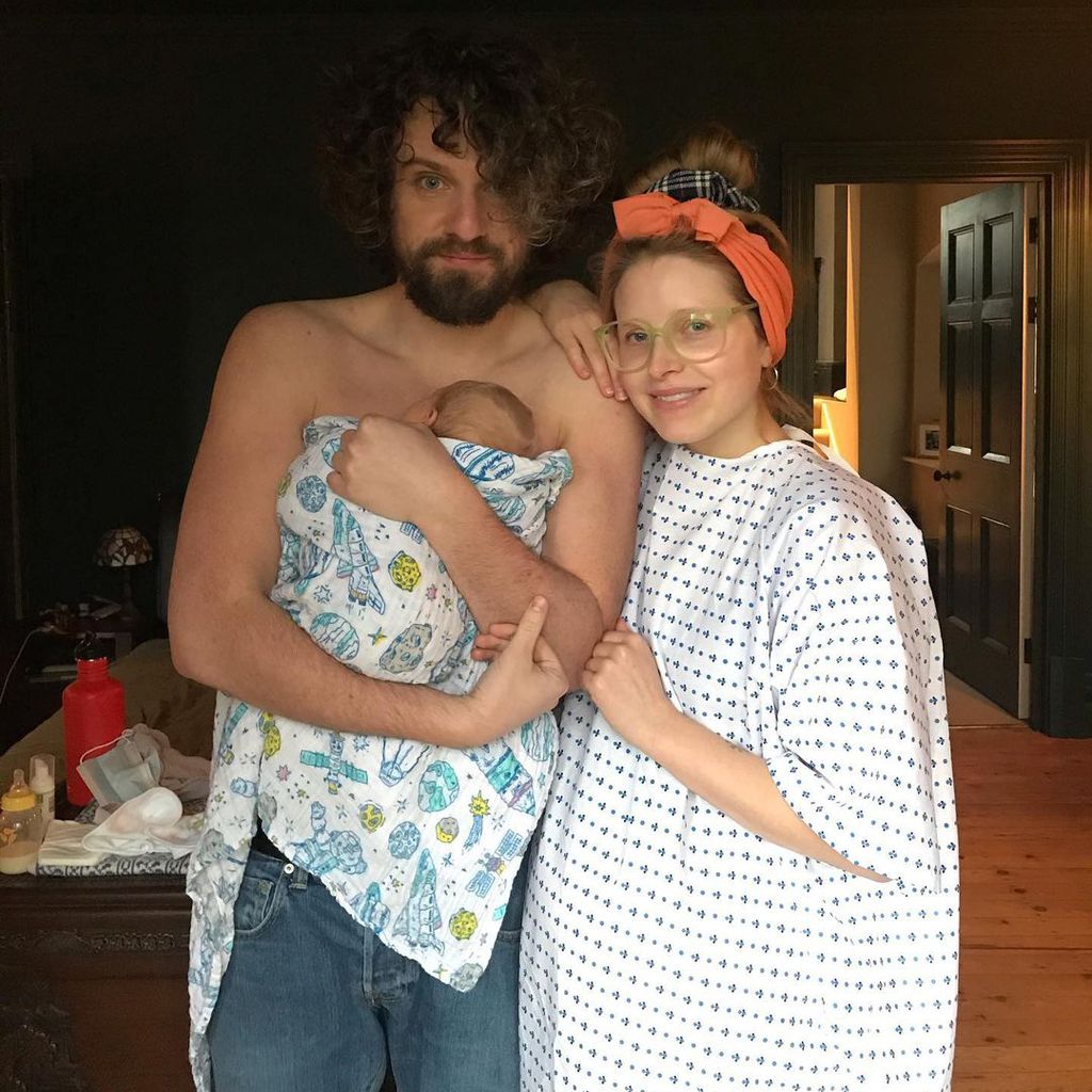 Jessie Cave mit ihrem Partner Alfie Brown