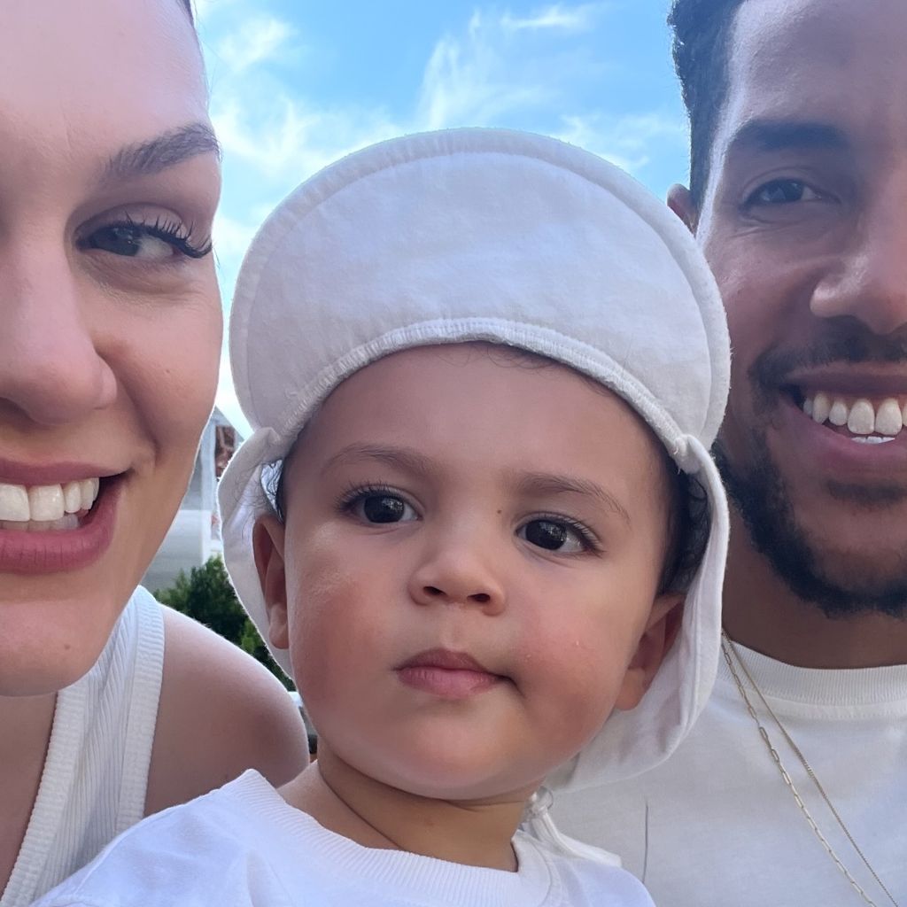 Jessie J mit Baby Sky und Chanan Colman, Oktober 2024