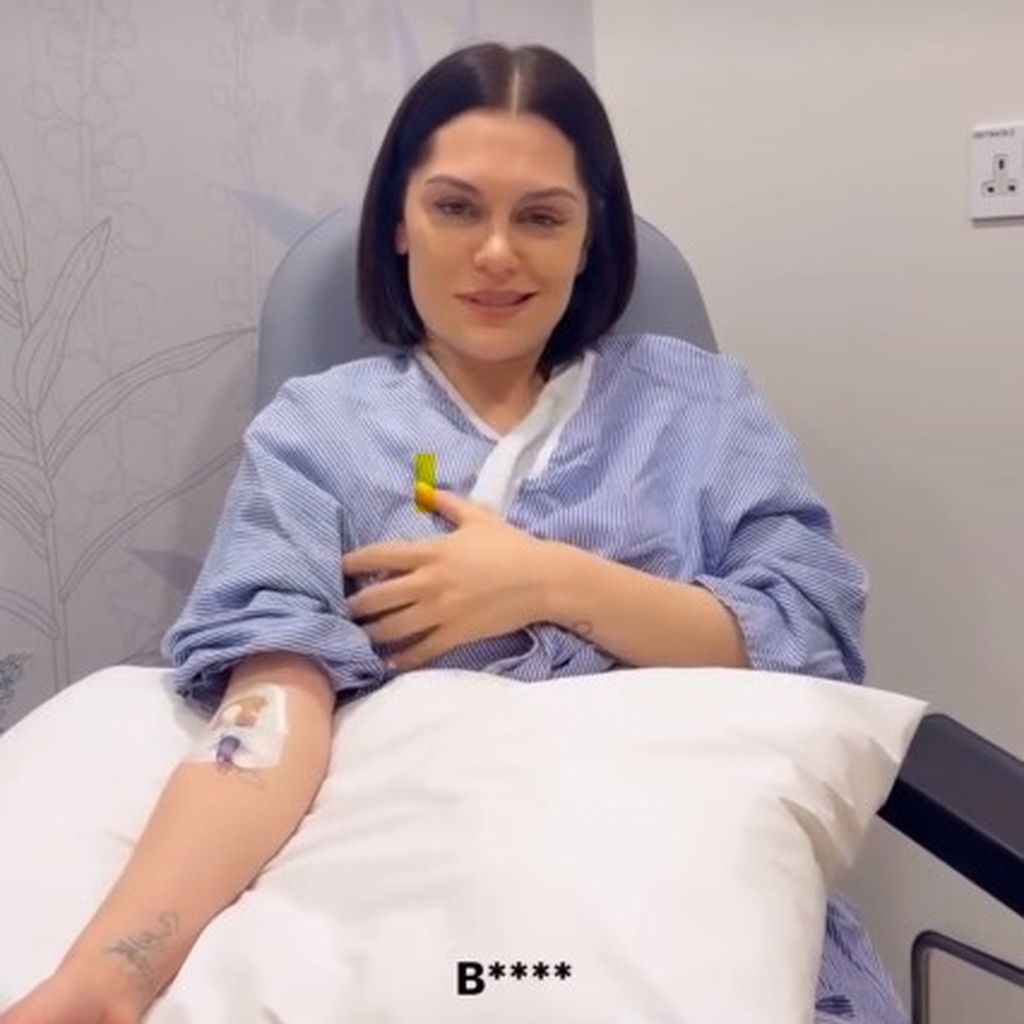 Jesse J im Krankenhaus