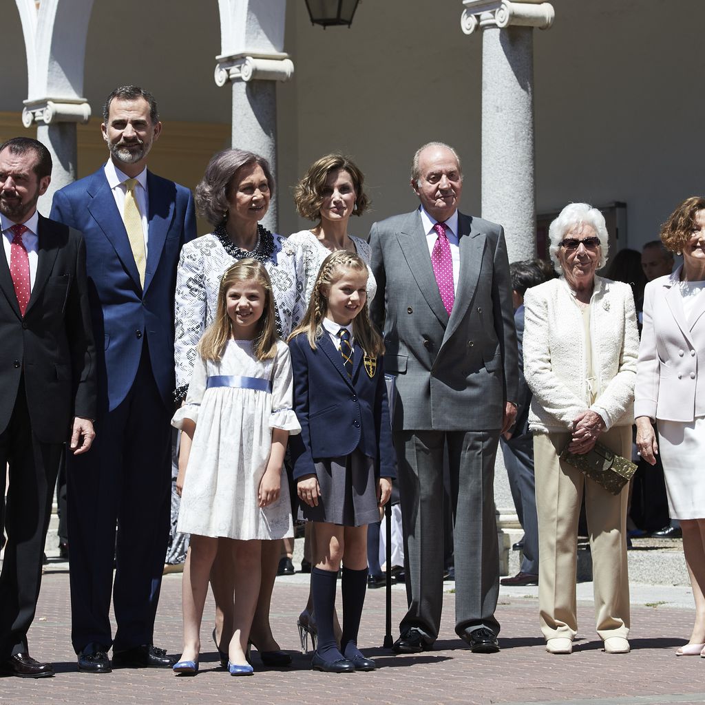 Die spanischen Royals in Madrid im Mai 2015