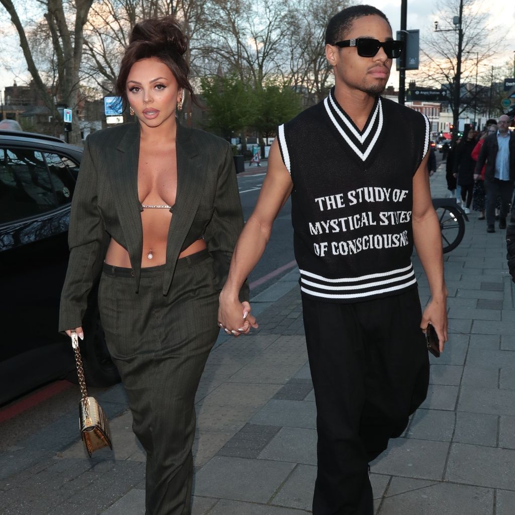 Jesy Nelson und Zion Foster im April 2023