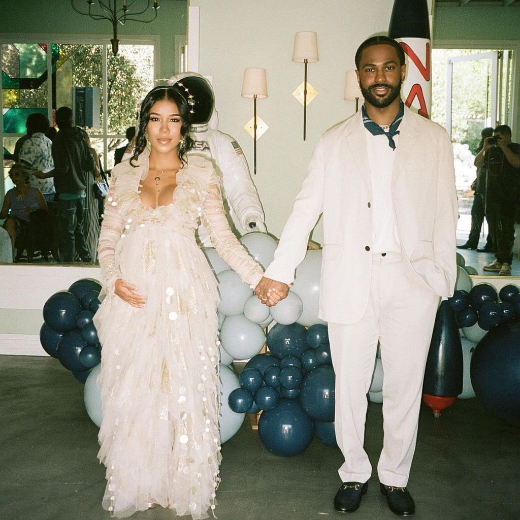 Jhené Aiko und Big Sean bei ihrer Baby-Party im Oktober 2022