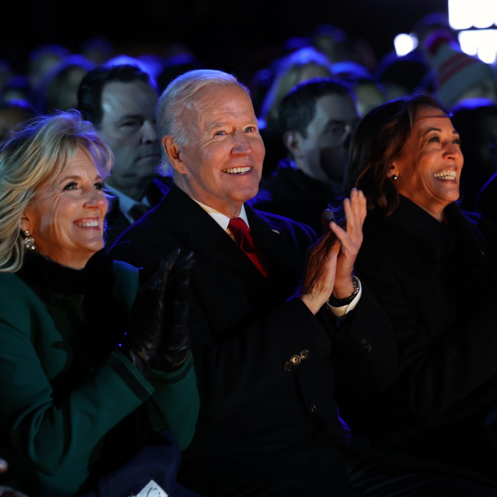 Jill Biden, Joe Biden, Kamala Harris und Doug Emhoff im November 2022