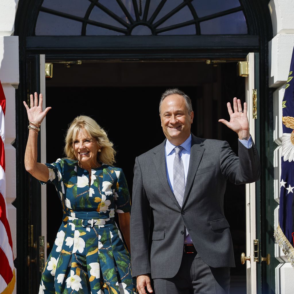 Jill Biden und Doug Emhoff im Jahr 2022