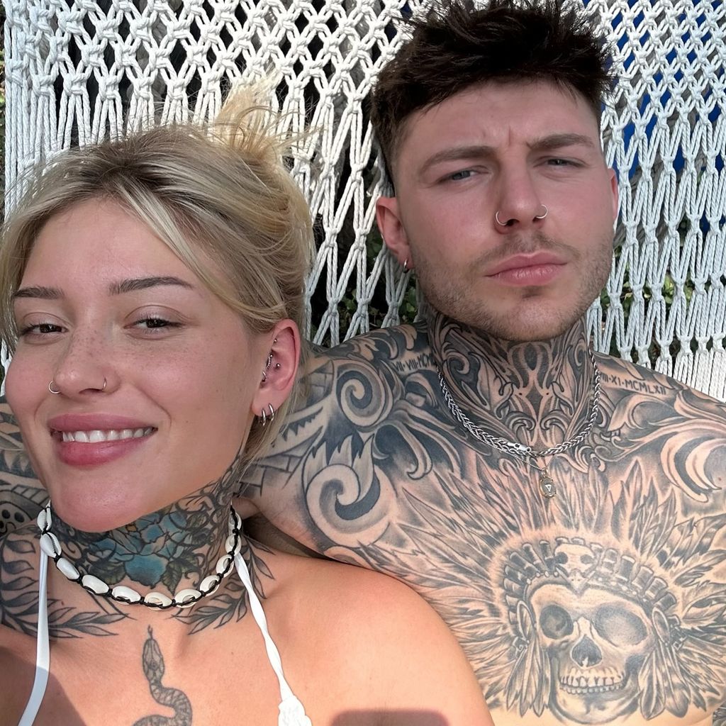 Jill Lange mit ihrem Freund, Januar 2025