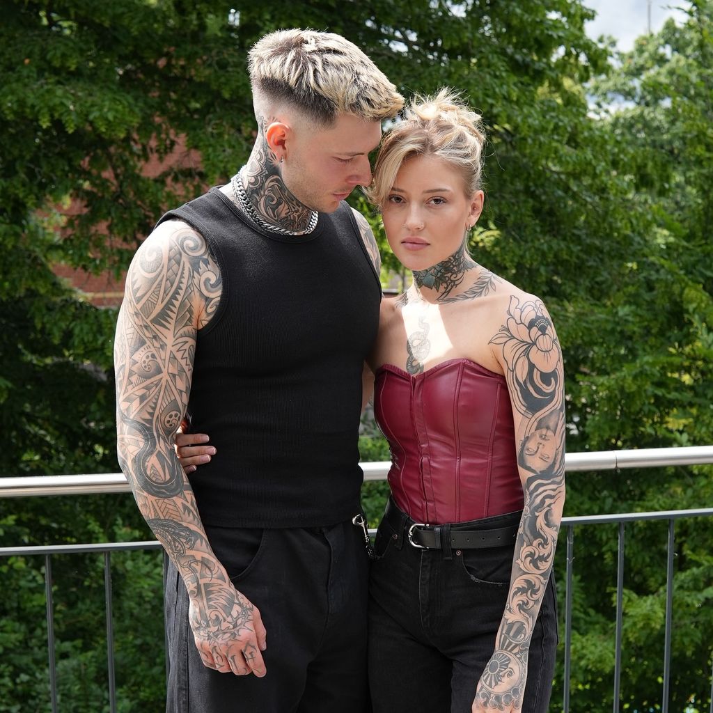 Jill Lange und ihr Partner Marvin, 2025