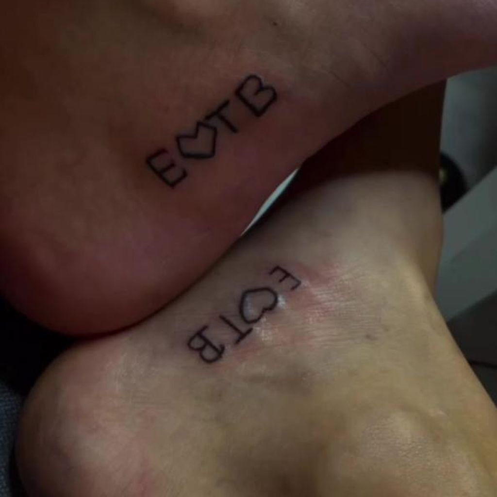 Jill Lange und Lars Mauchers Partner-Tattoo
