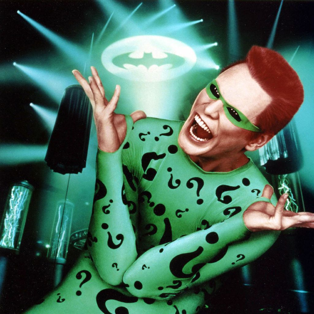Jim Carrey als der Riddler in "Batman Forever"