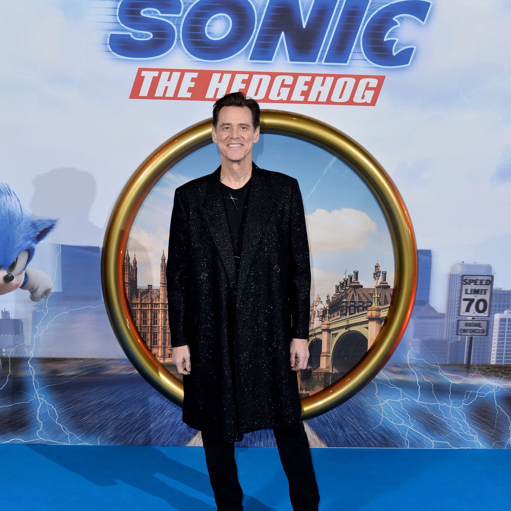 Jim Carrey bei der Premiere von "Sonic the Hedgehog" in London