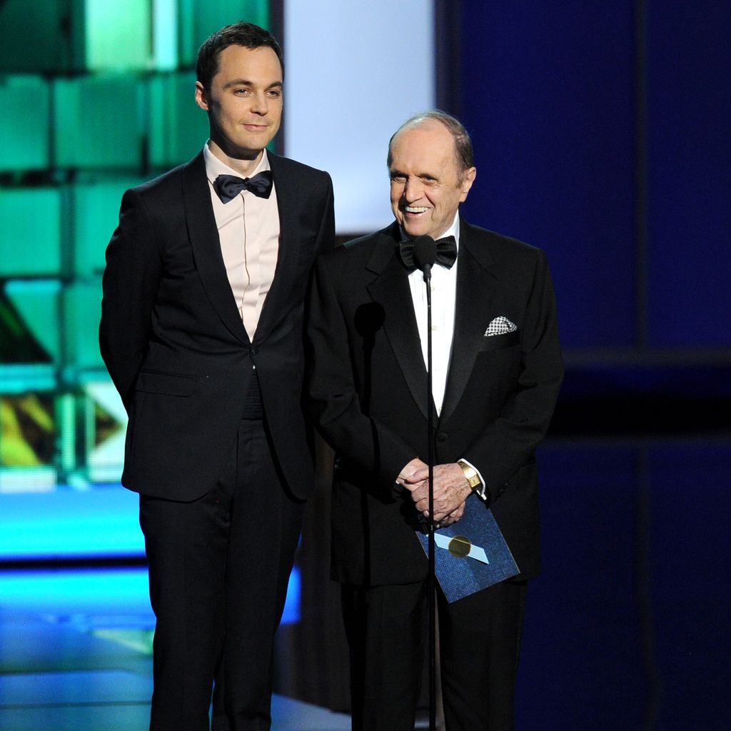 Jim Parsons und Bob Newhart , "The Big Bang Theory"-Stars