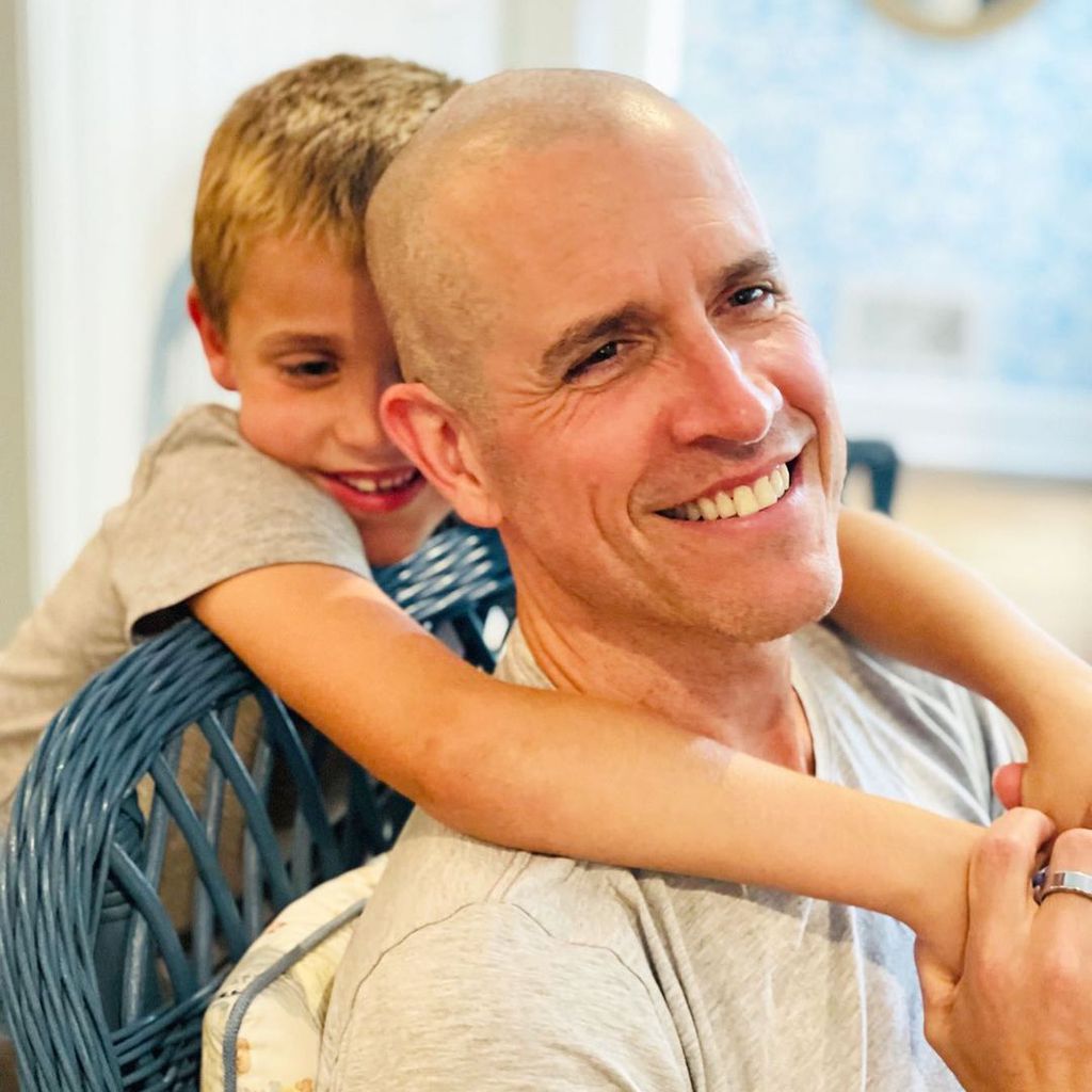 Jim Toth und sein Sohn Tennessee James Toth im Juni 2021