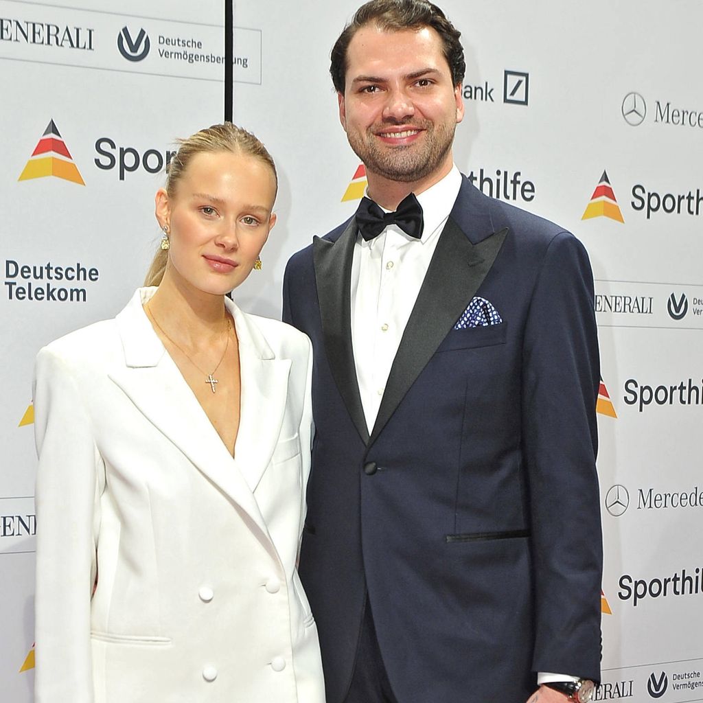 Jimi Blue Ochsenknecht und Laura Marie Geissler beim Ball des Sports in der Festhalle Frankfurt am Main am 21. Januar 2023