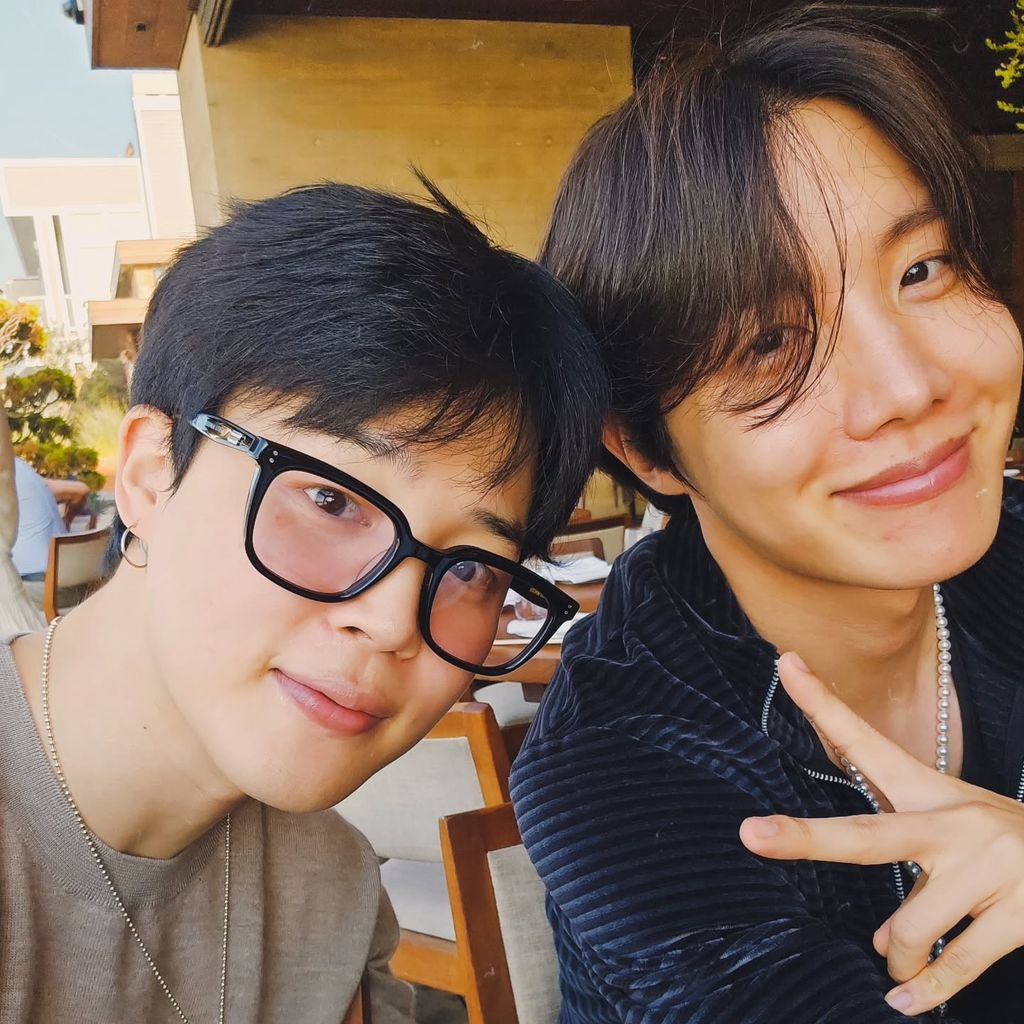 Jimin und J-Hope von BTS, August 2025