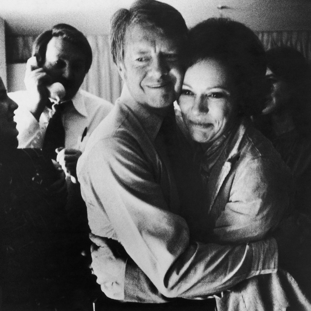 Jimmy und Rosalynn Carter im November 1976