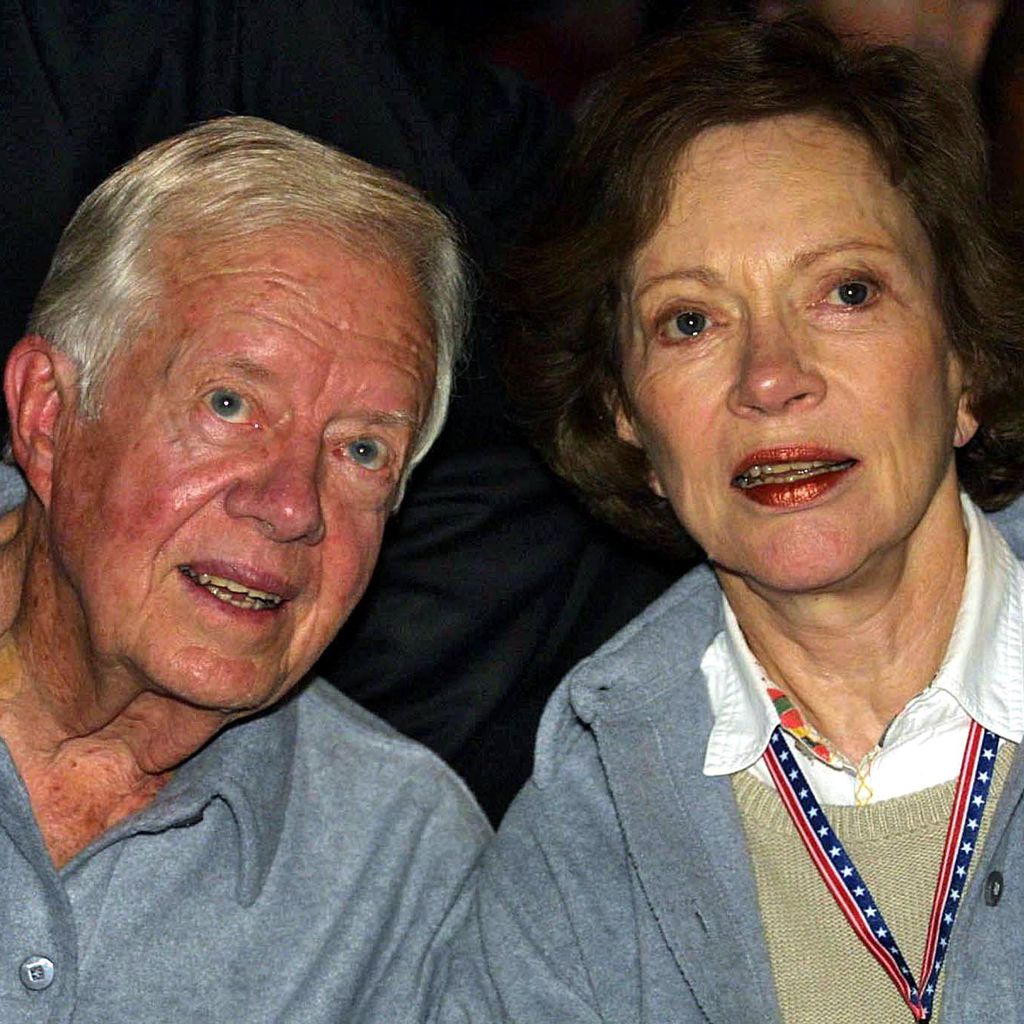 Jimmy und Rosalynn Carter bei einem Charity-Event in Durban, 2002