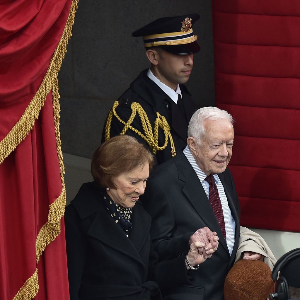 Jimmy Carter und seine Ehefrau Rosalynn 2017