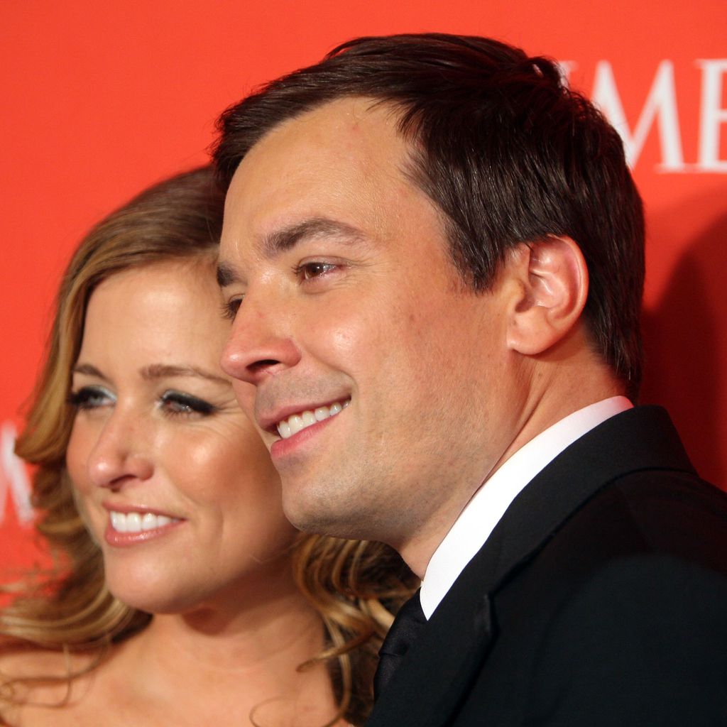 Jimmy Fallon mit seiner Frau Nancy, Mai 2009